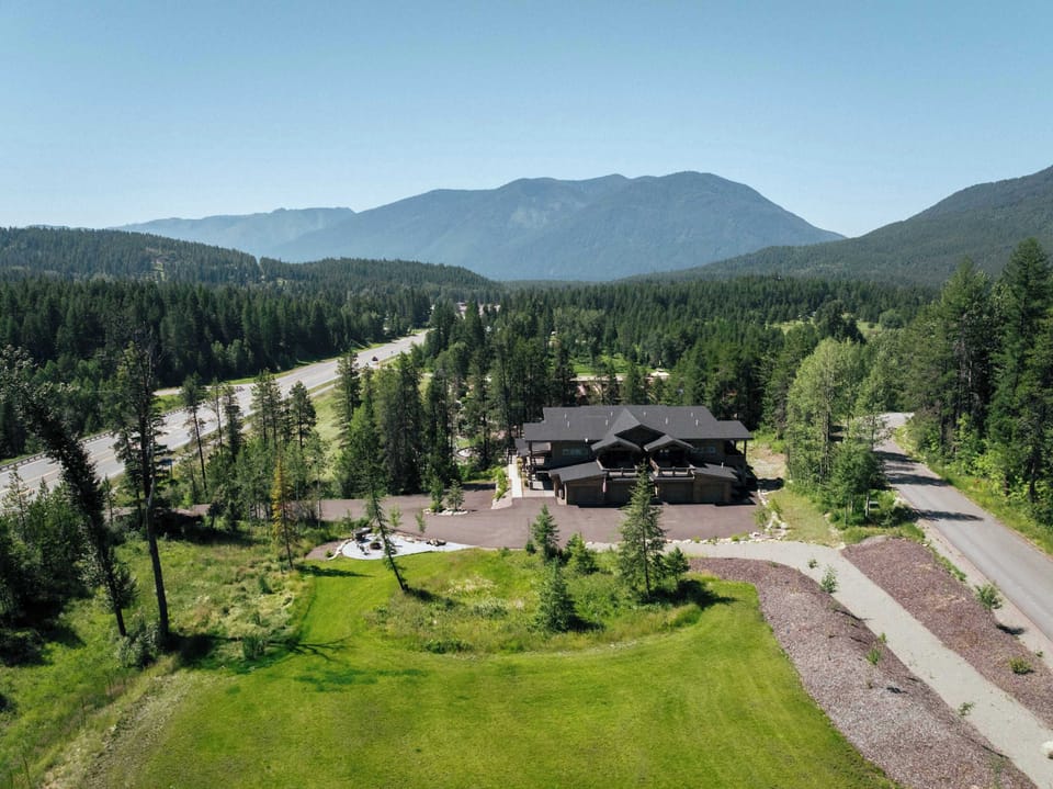 Building exterior and parking