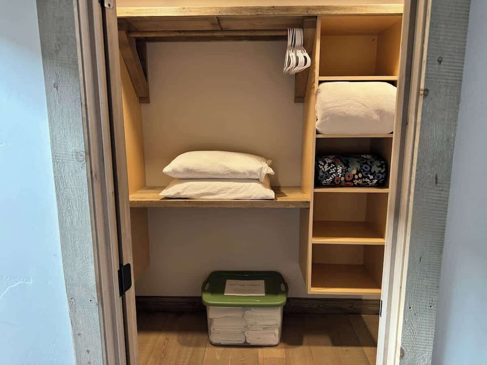 Master walk-in closet upstairs