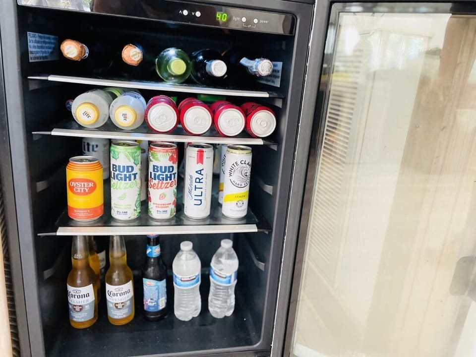 Beverage Fridge (Drinks not included)