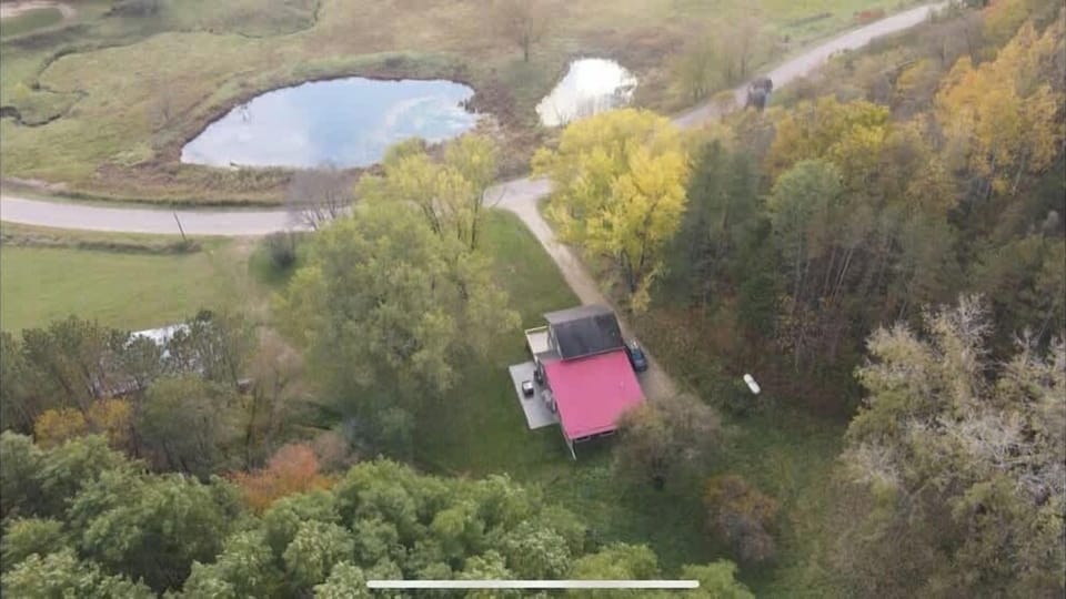 Areal view of property 