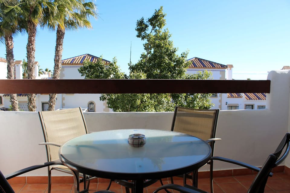 Large balcony with beautiful views