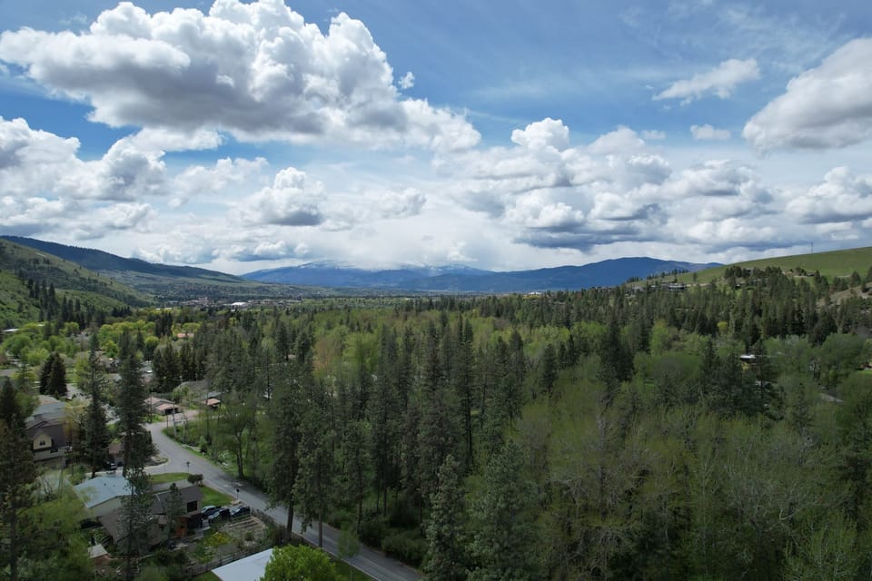 Looking over home to the South.