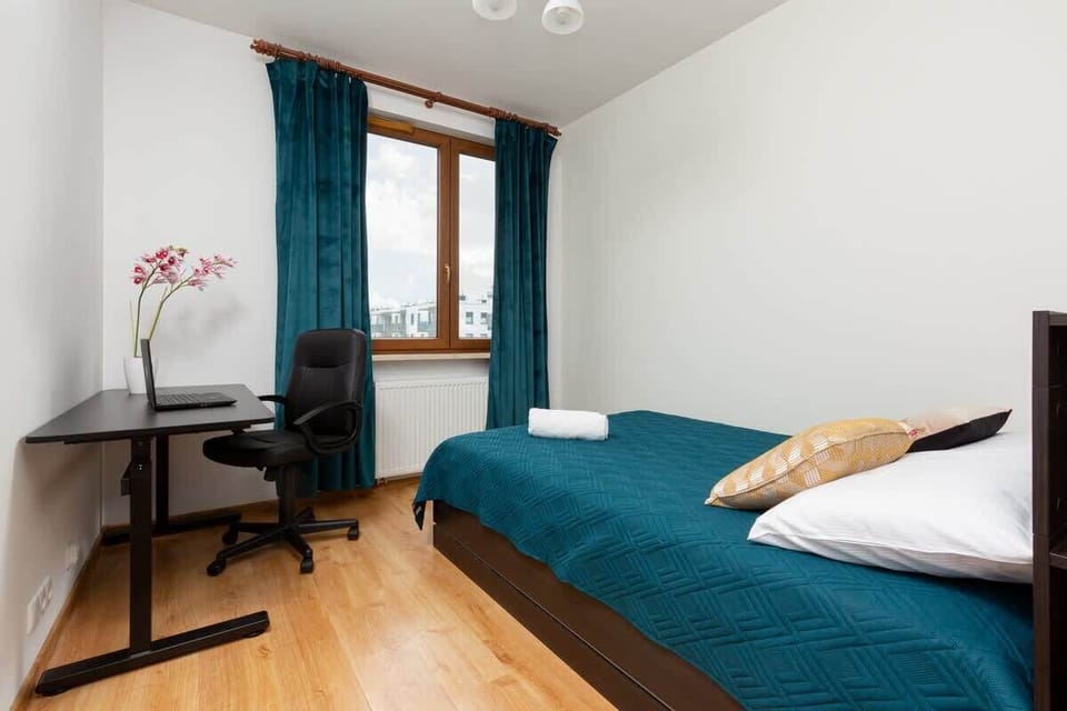 The bedrooms' elegant decor creates a serene and restful environment.