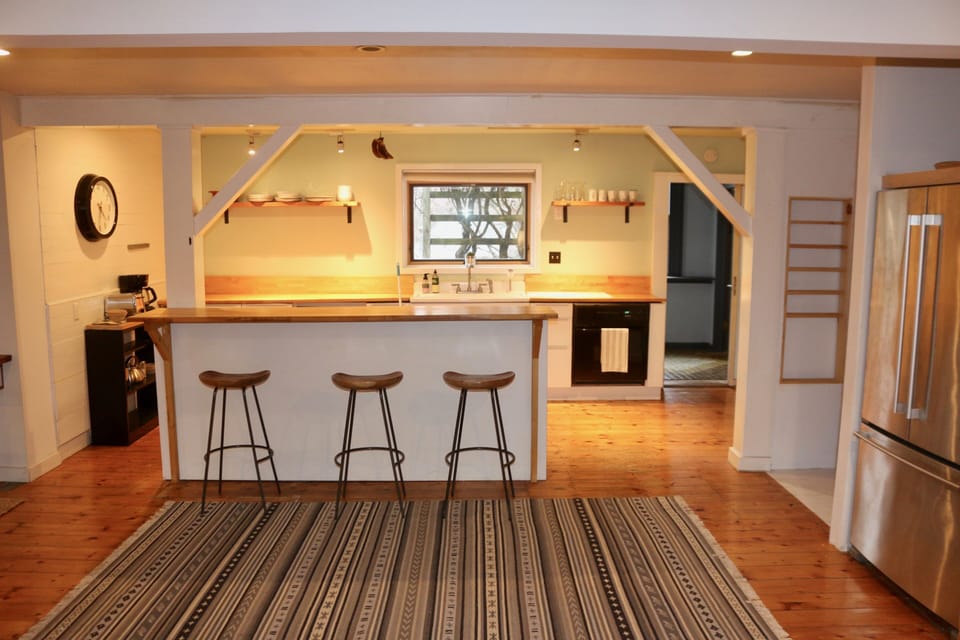 View of kitchen from Living Room