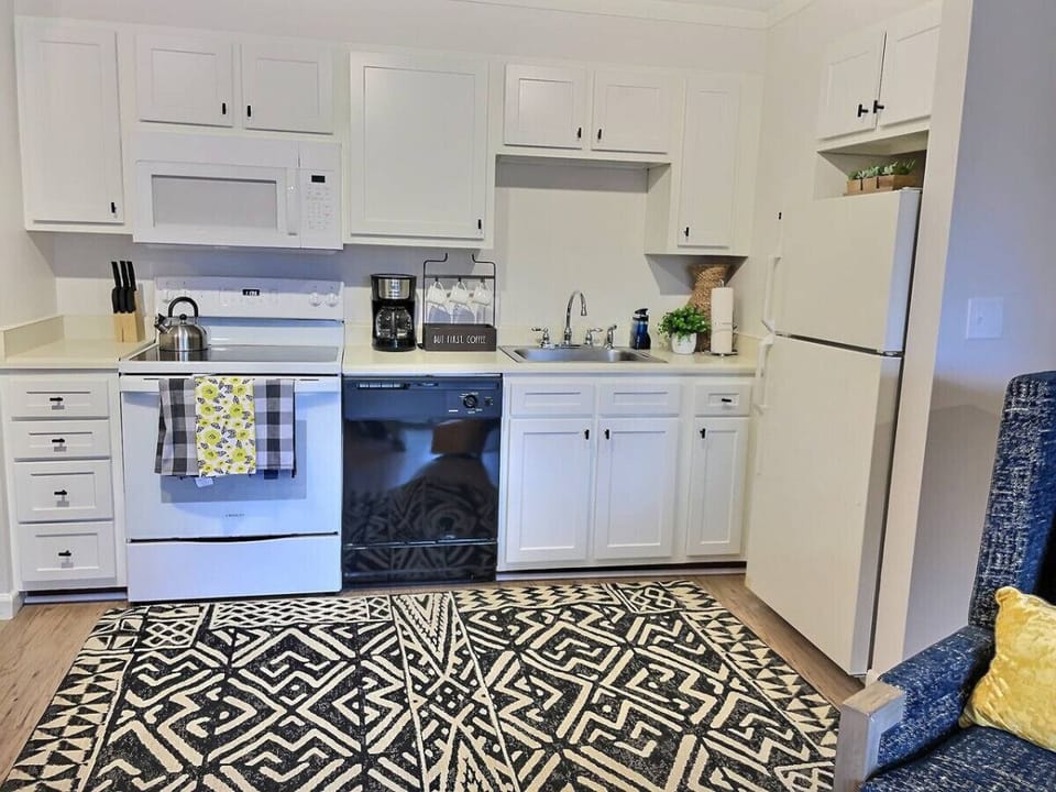 Explore our kitchen stocked with everything you need to cook delicious meals.