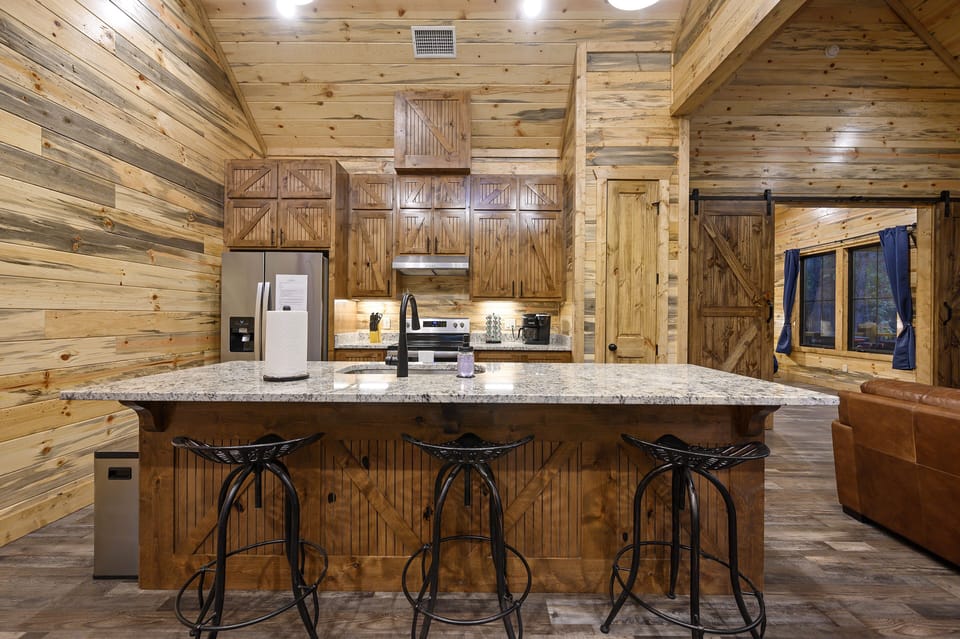 Fully stocked kitchen
