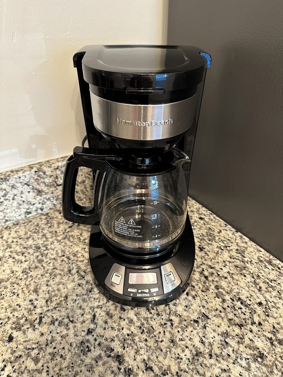 Traditional Drip Coffee Maker On Site