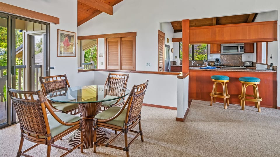 Nihi Kai Villas at Poipu #520 - Breakfast Nook & Entry - Parrish Kauai