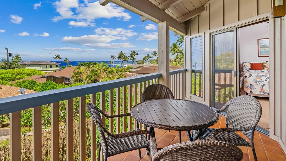 Nihi Kai Villas at Poipu #520 - Ocean View Lanai - Parrish Kauai