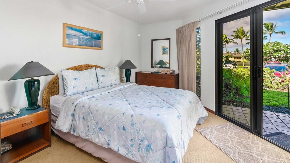 Nihi Kai Villas at Poipu #705 - Master Bedroom Suite & Lanai - Parrish Kauai