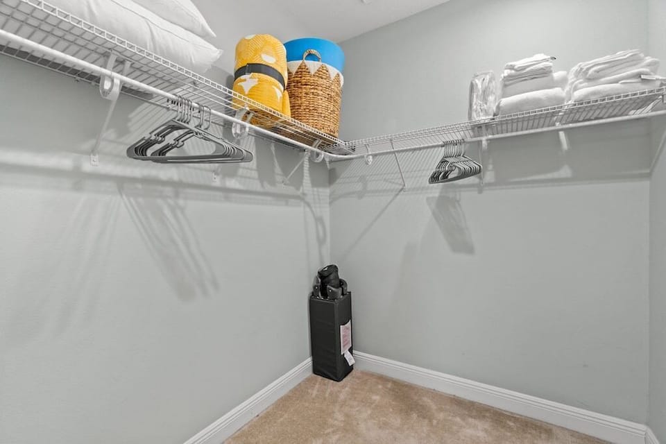 Master Bedroom Walk-in closet-Extra Beddings for Sofa Chair-Playpen