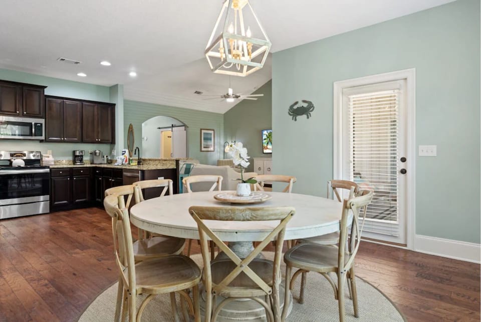 Gather the family around this 8-person dining table.