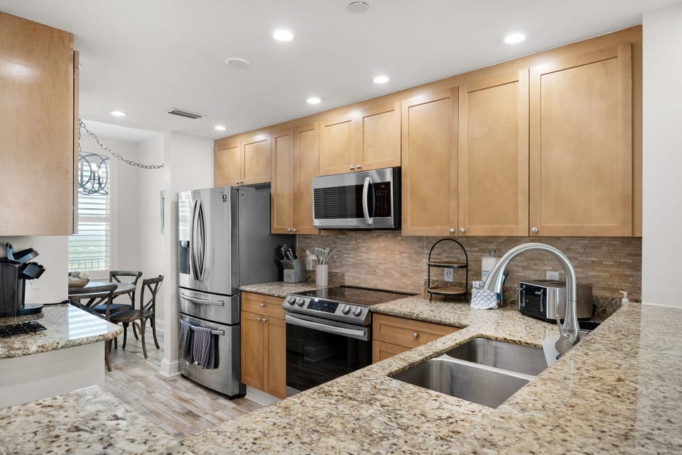 Fully equipped kitchen