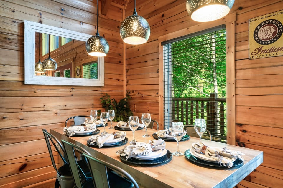 The Resort pool is conveniently located 3 minute walking distance from the cabin