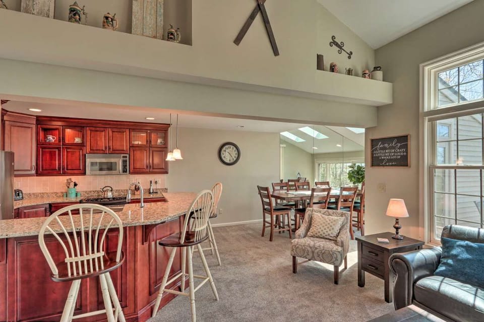 Open floor plans keep the fun going