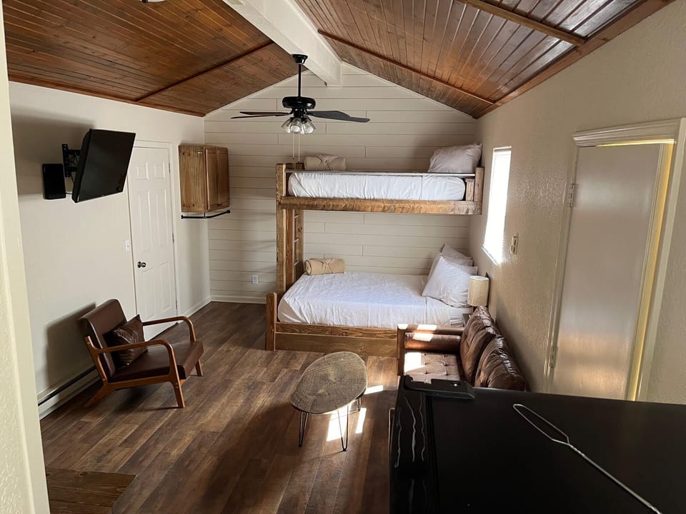 Living Area and Sleeping Area