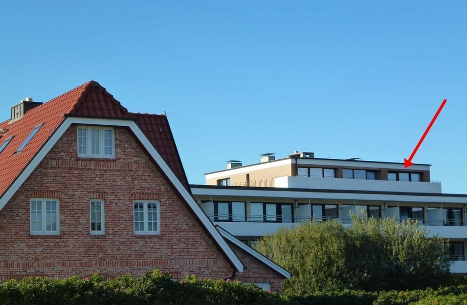 Meerblick pur - Penthouse - 2-zimmer-penthouse mit Meerblick auf ca. 45 m² Wohnfläche, für bis zu 3 Apartment in Wenningstedt-Braderup