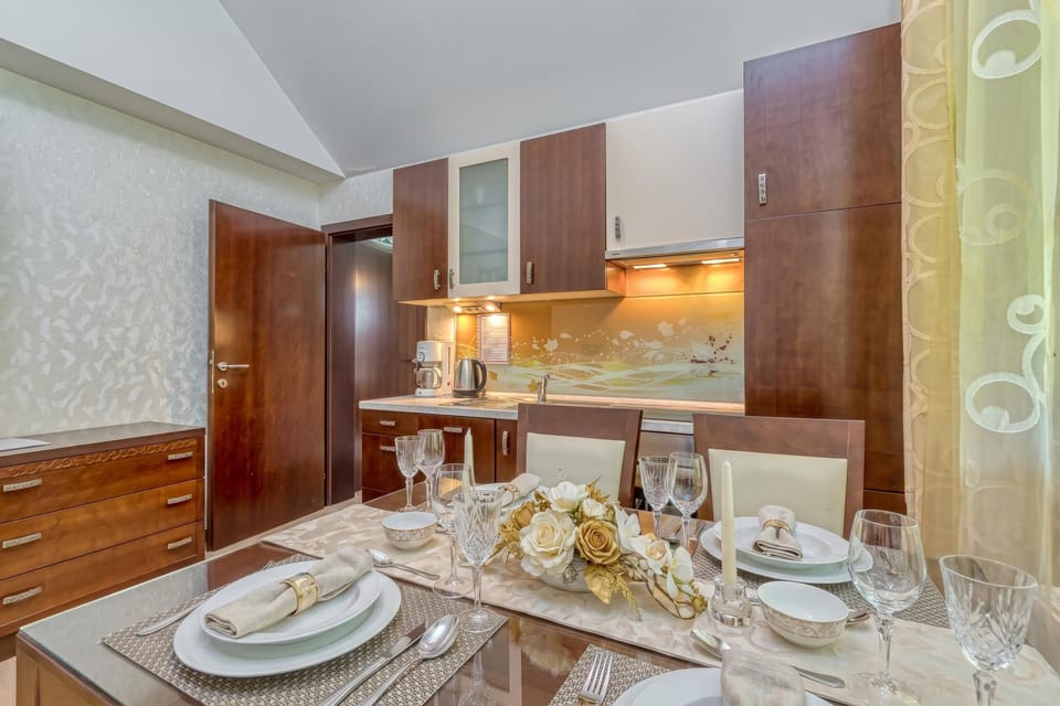 Kitchen and dining area