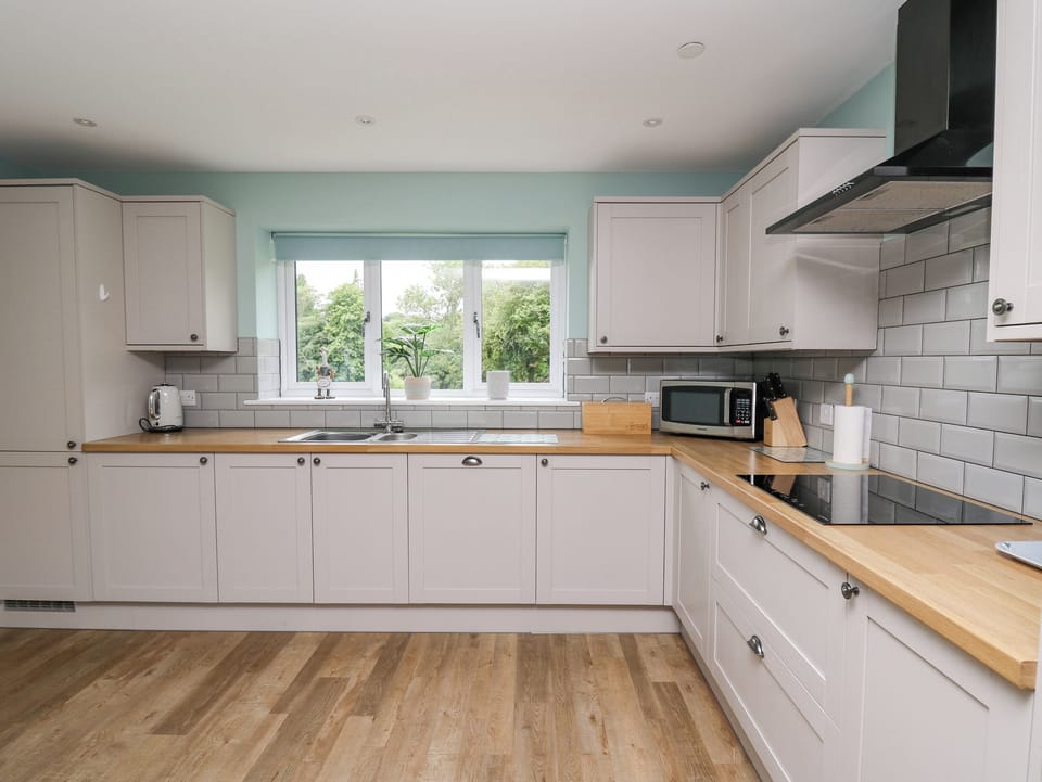 Fridge, microwave, dishwasher, electric kettle