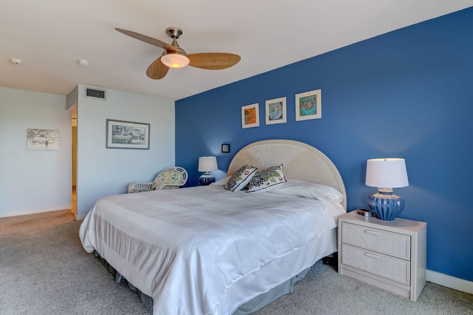 Master bedroom with ensuite bath