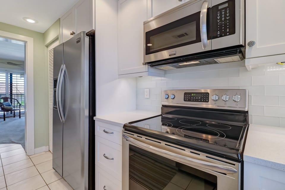 Kitchen with upgraded appliances