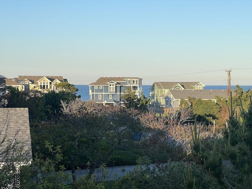 Ocean view from top floor deck