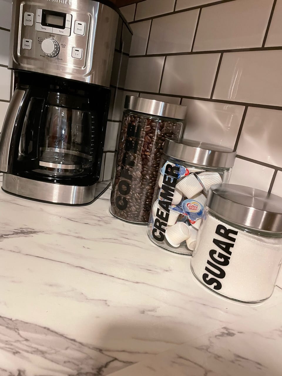 Coffee lover? We’ve got you covered with fresh beans, creamer and sugar