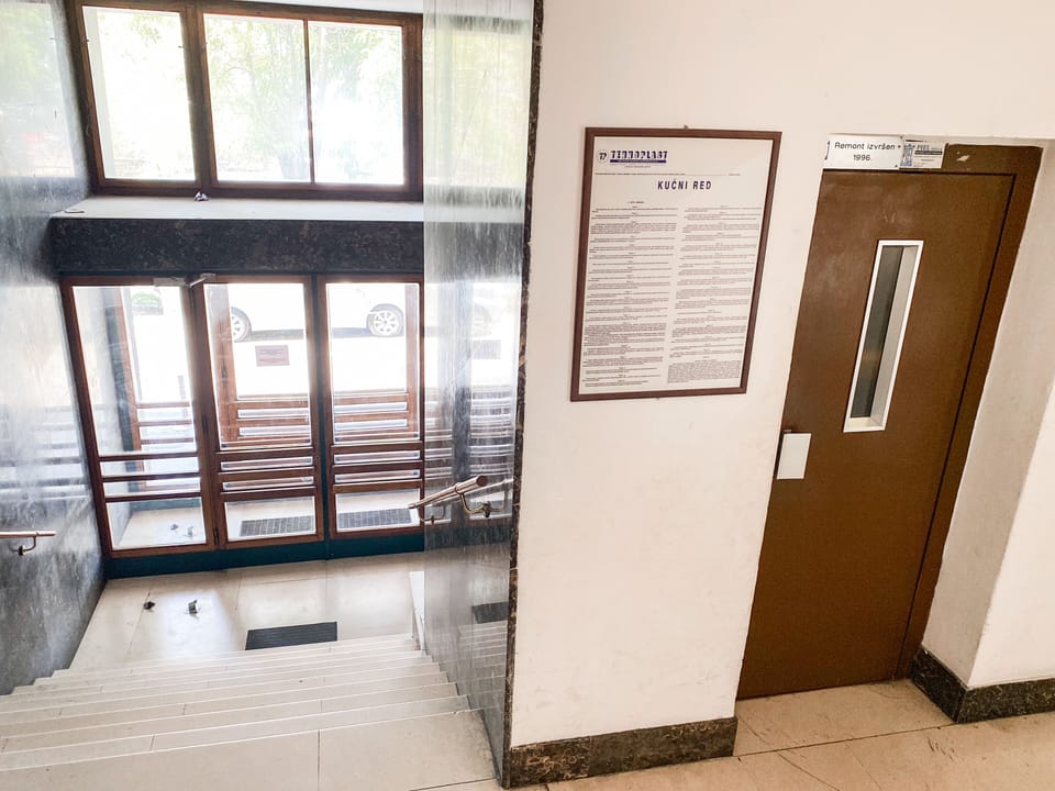 The elevator.