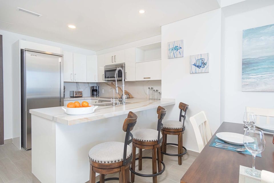 Kitchen and dinning area