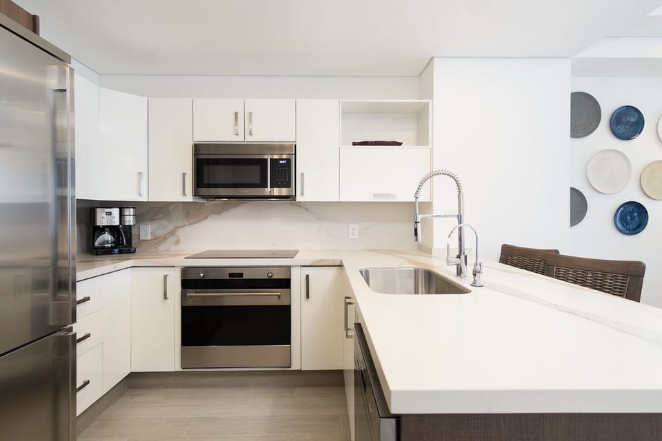 The kitchen.
