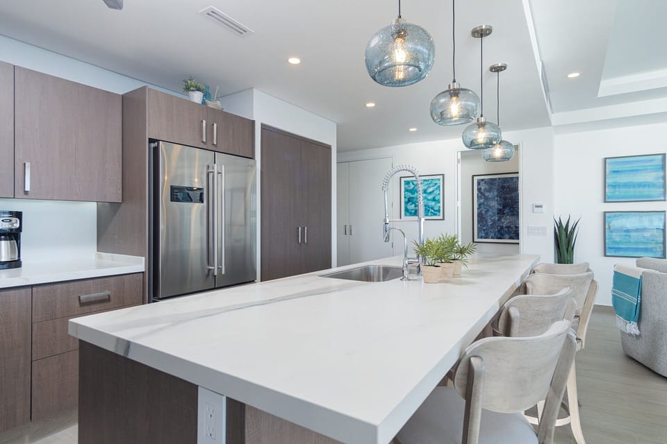The kitchen.