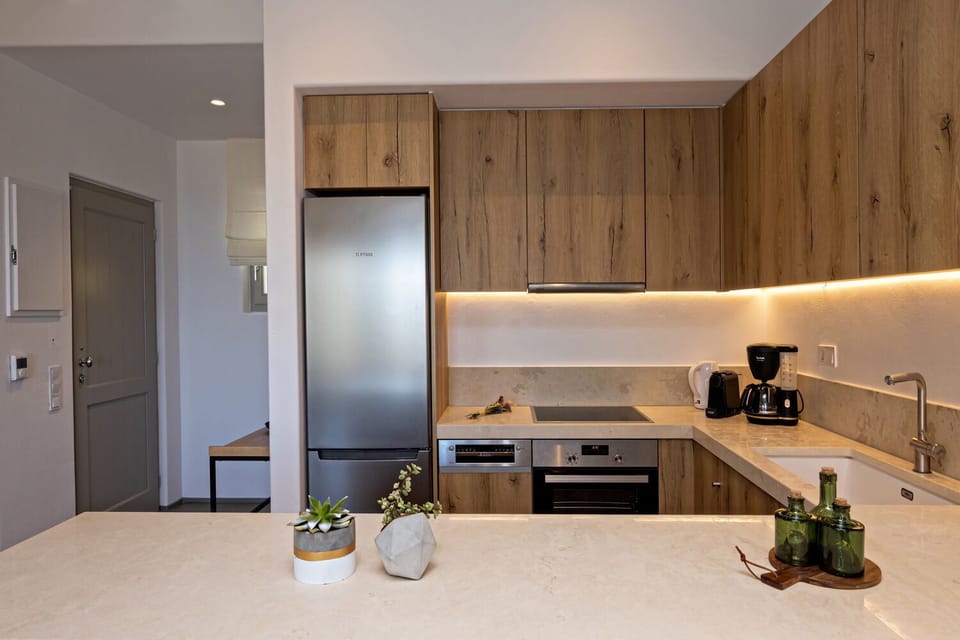 open kitchen of the villa 