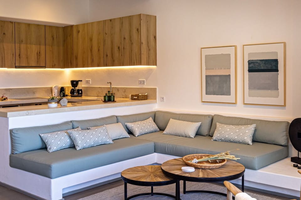 kitchen - living room 
