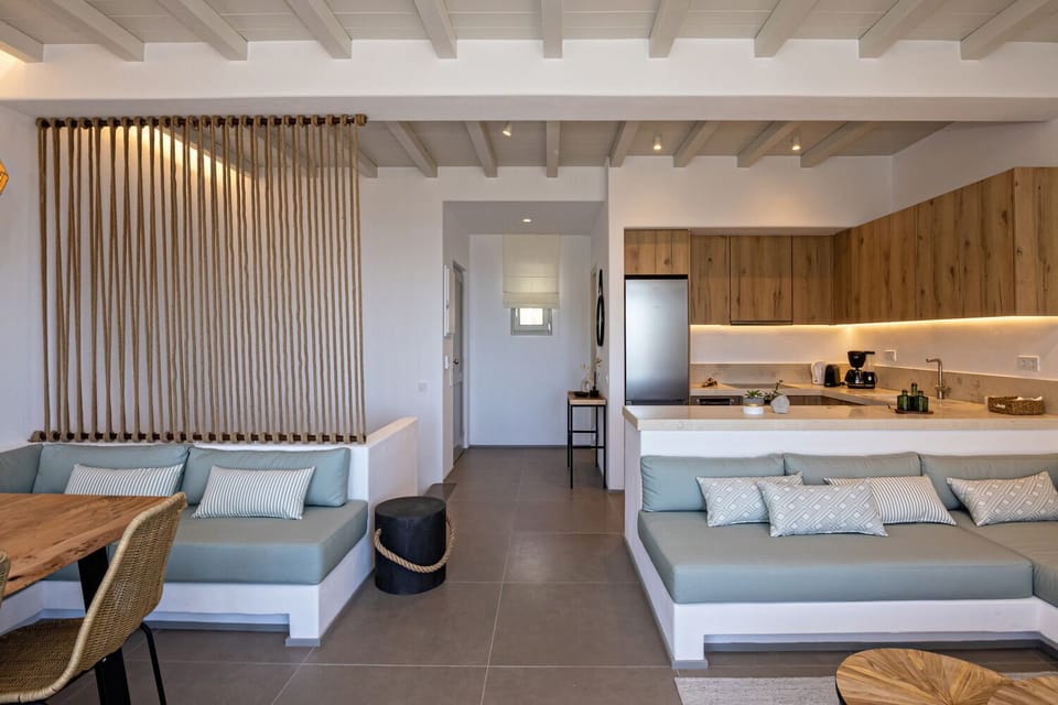 living room - dining area 