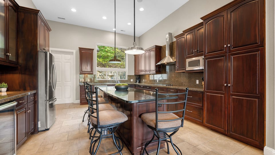 Kitchen on main level