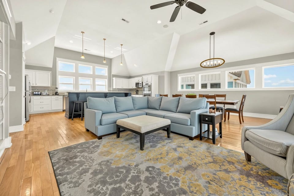 Living Area with Ocean Views