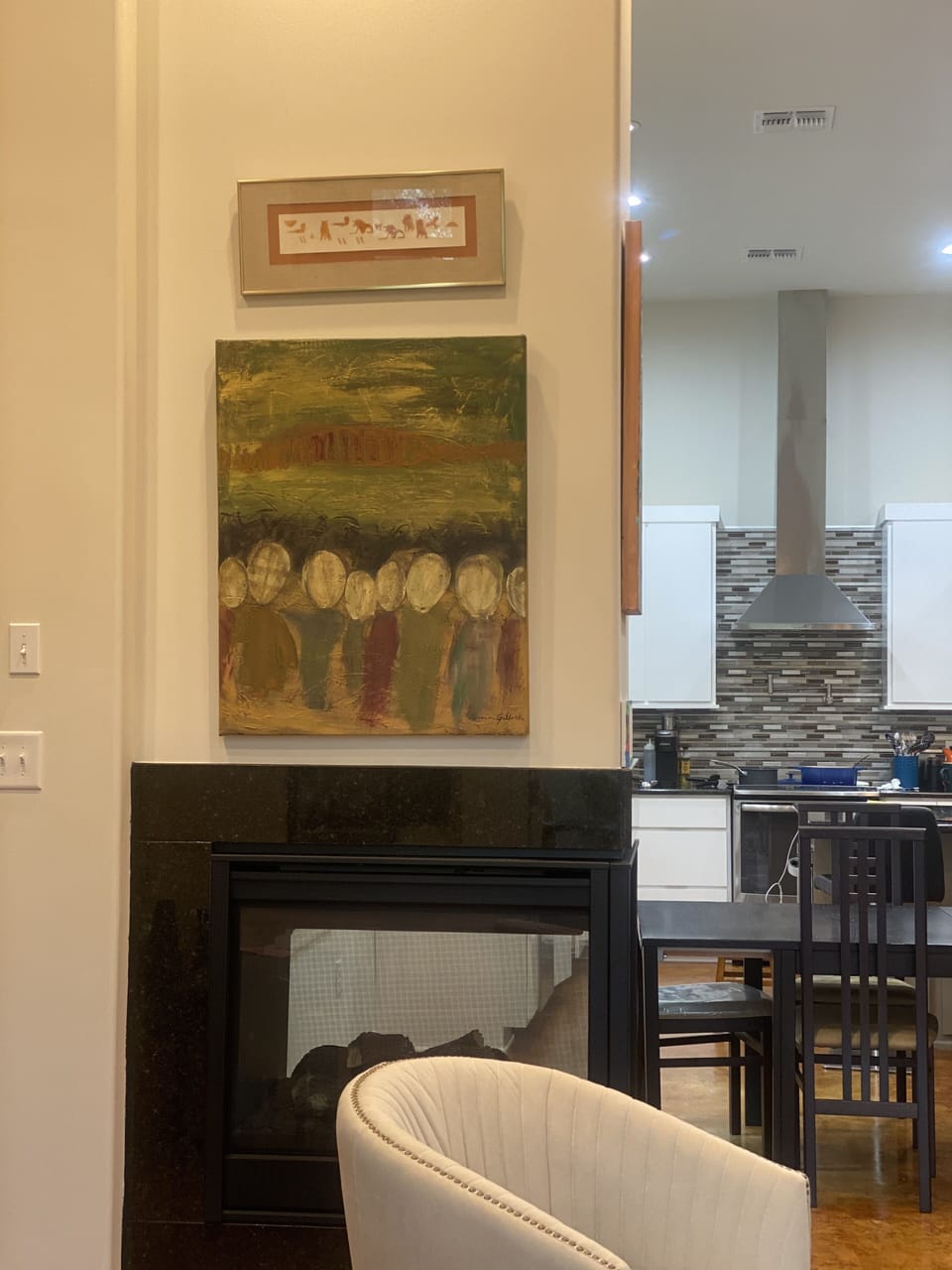Gas fireplace