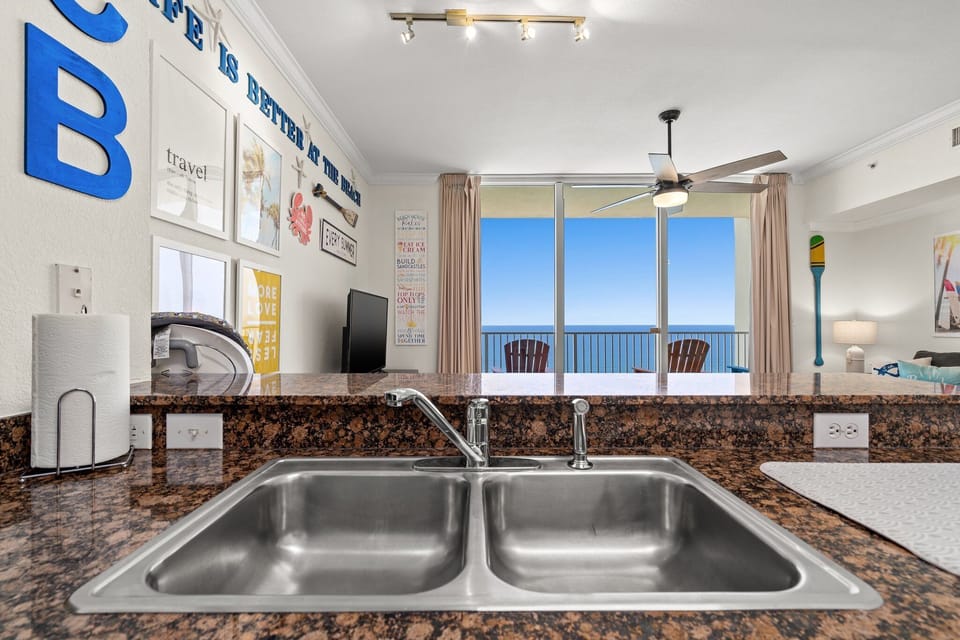 The kitchen also has open space concepts, so never miss a view while you cook 
