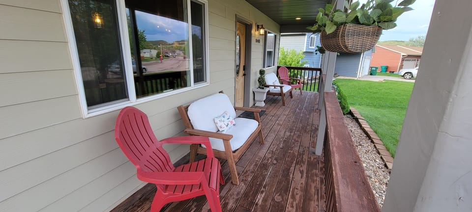Covered front porch