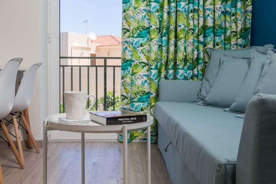 Glass door exit to the balcony