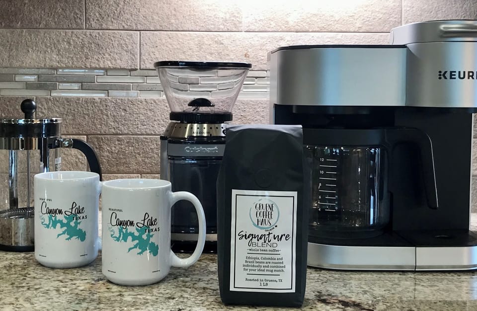 High-end local coffee. 