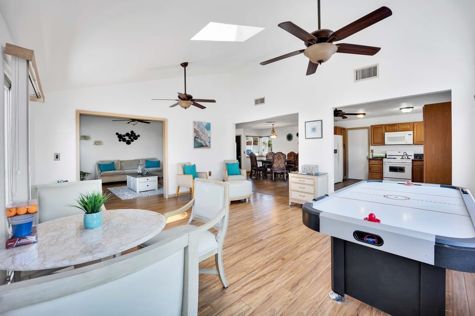 Game Room/ Lounge with Air Hockey table