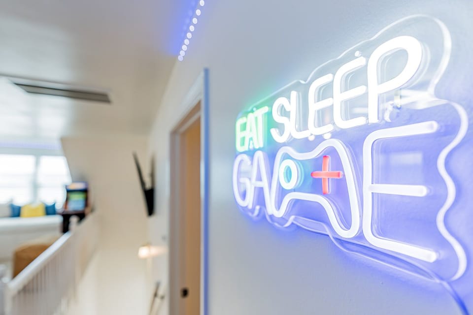 Let the neon sign guide you to endless fun and unforgettable memories!
