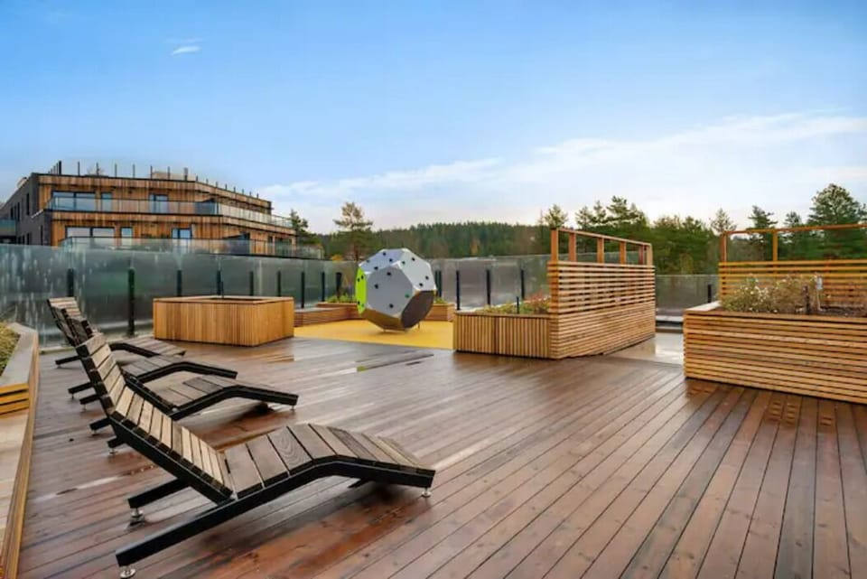Roof top terrase for guest