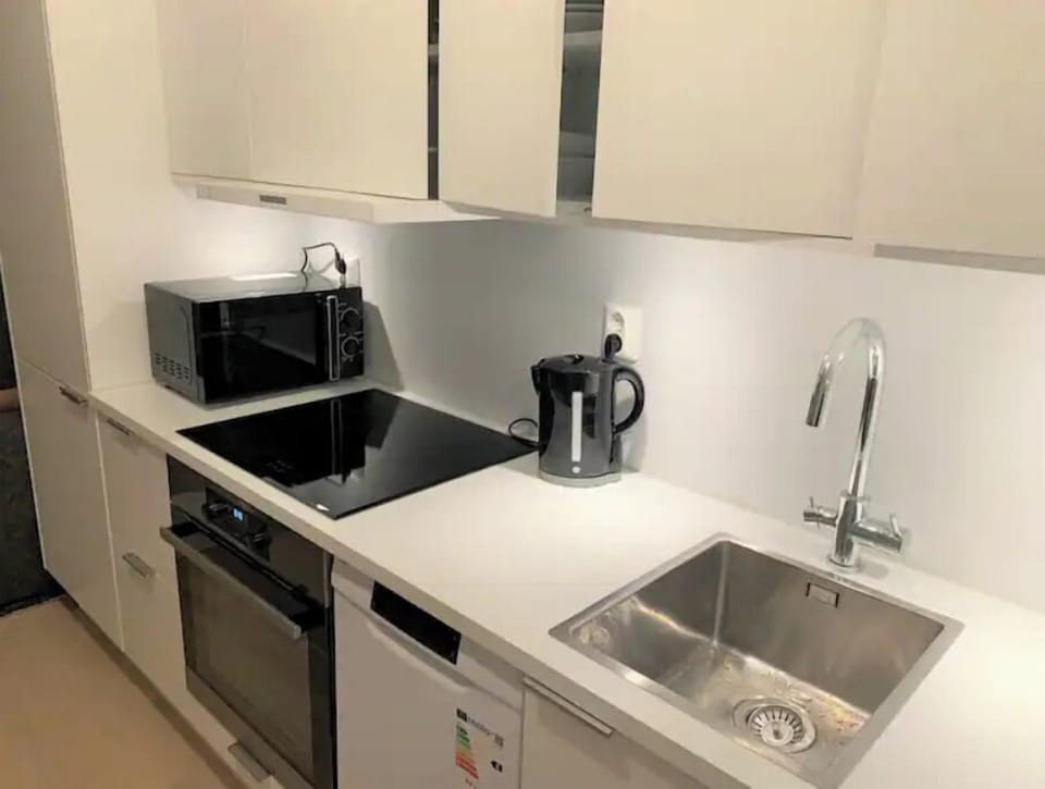 Ktchen with  oven , induction stove