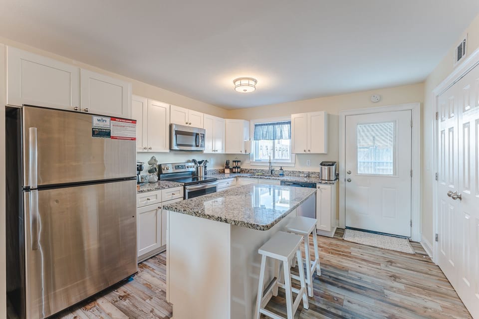 Kitchen island with seating