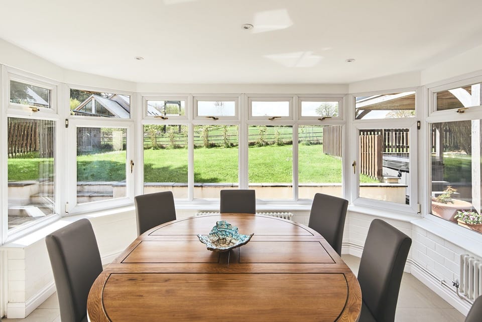 The dining room at Estate Lodge, Welsh Borders