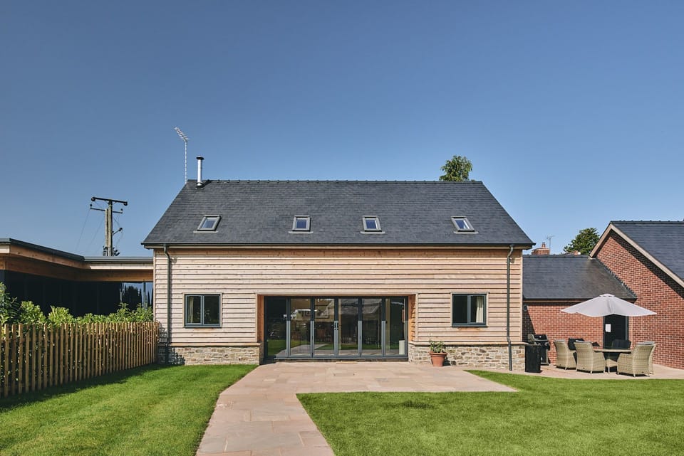 The exterior of Estate Lodge, Welsh Borders