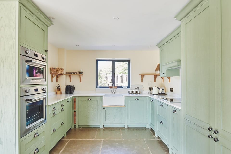 The kitchen at Estate Lodge, Welsh Borders