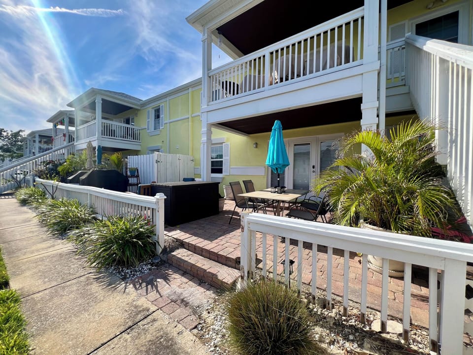 Condo Patio with Gas Grill